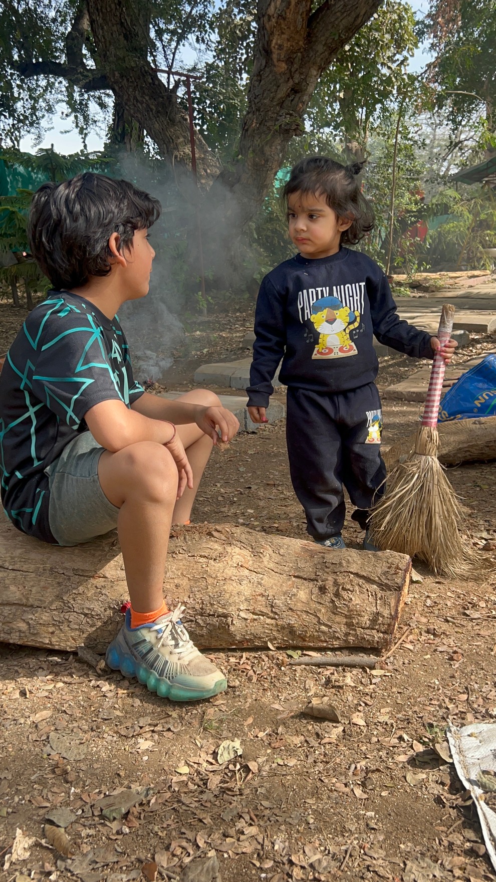Children learning naturally at home